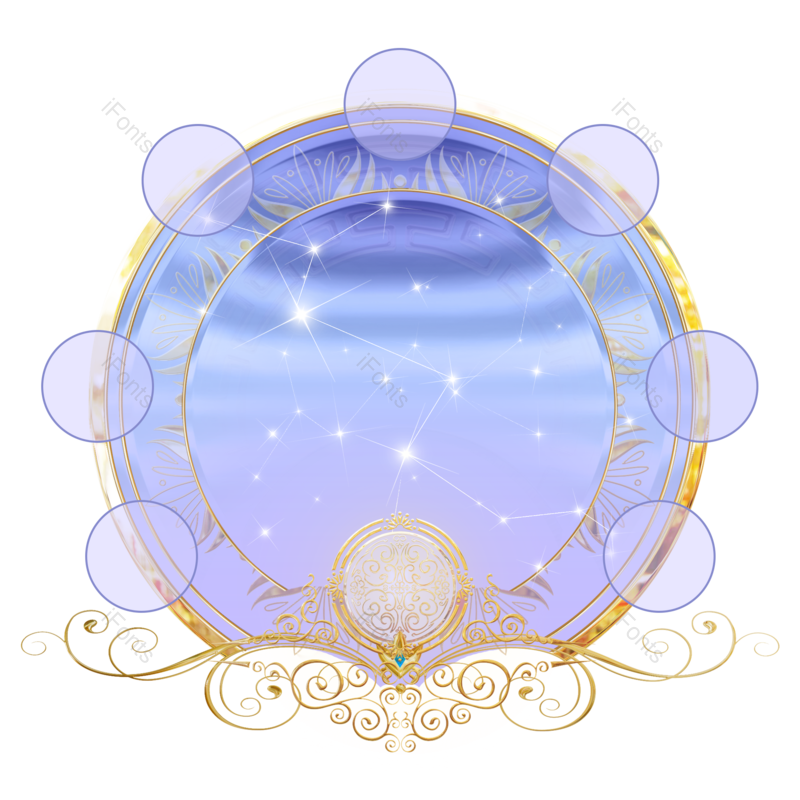 边框图片,金属质感元素,宝石PNG,游戏图标免抠素材